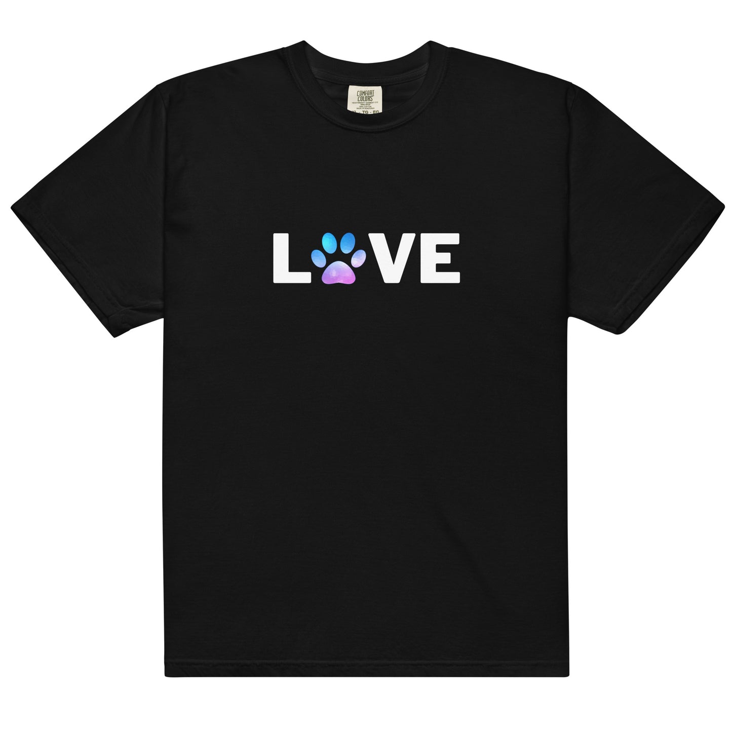 Comfort Colors Unisex Heavyweight T-shirt Color Love Blue/Purple Print