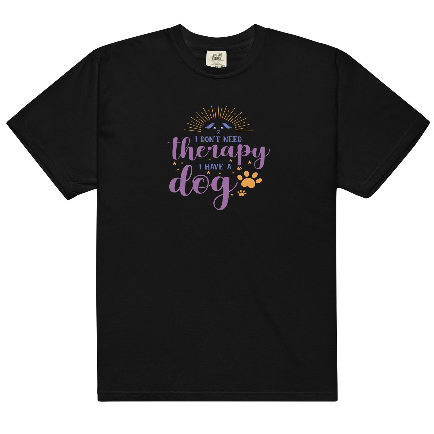 Comfort Colors Unisex Heavyweight T-shirt Dog is Therapy