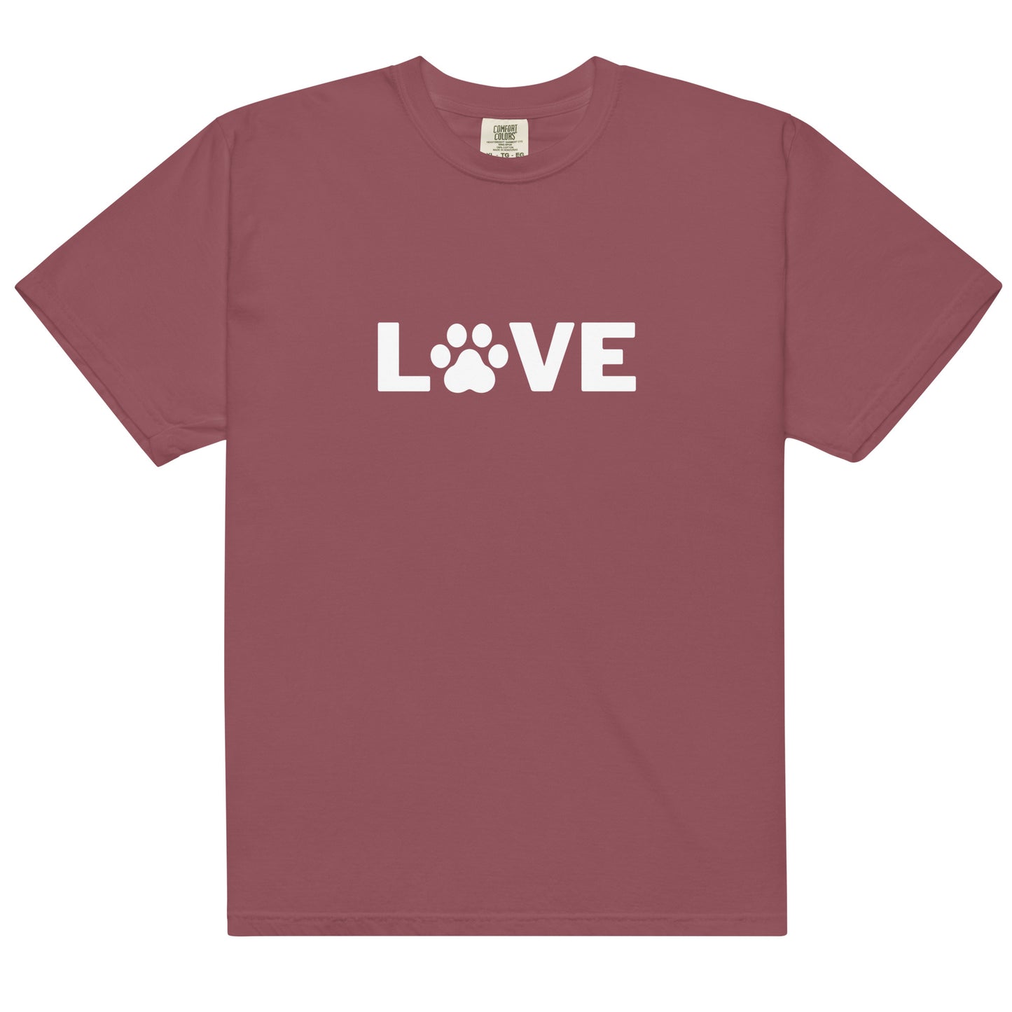 Comfort Colors Unisex Heavyweight T-shirt Color Love White Print