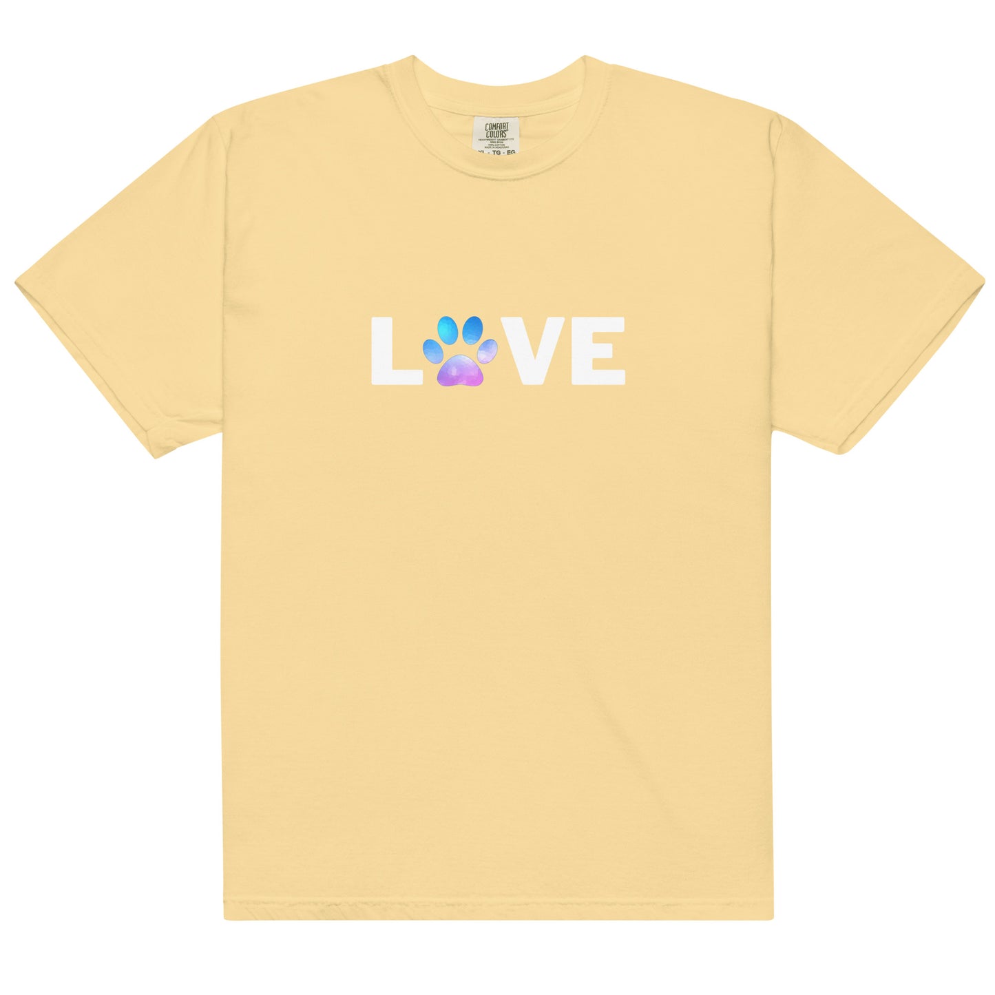 Comfort Colors Unisex Heavyweight T-shirt Color Love Blue/Purple Print