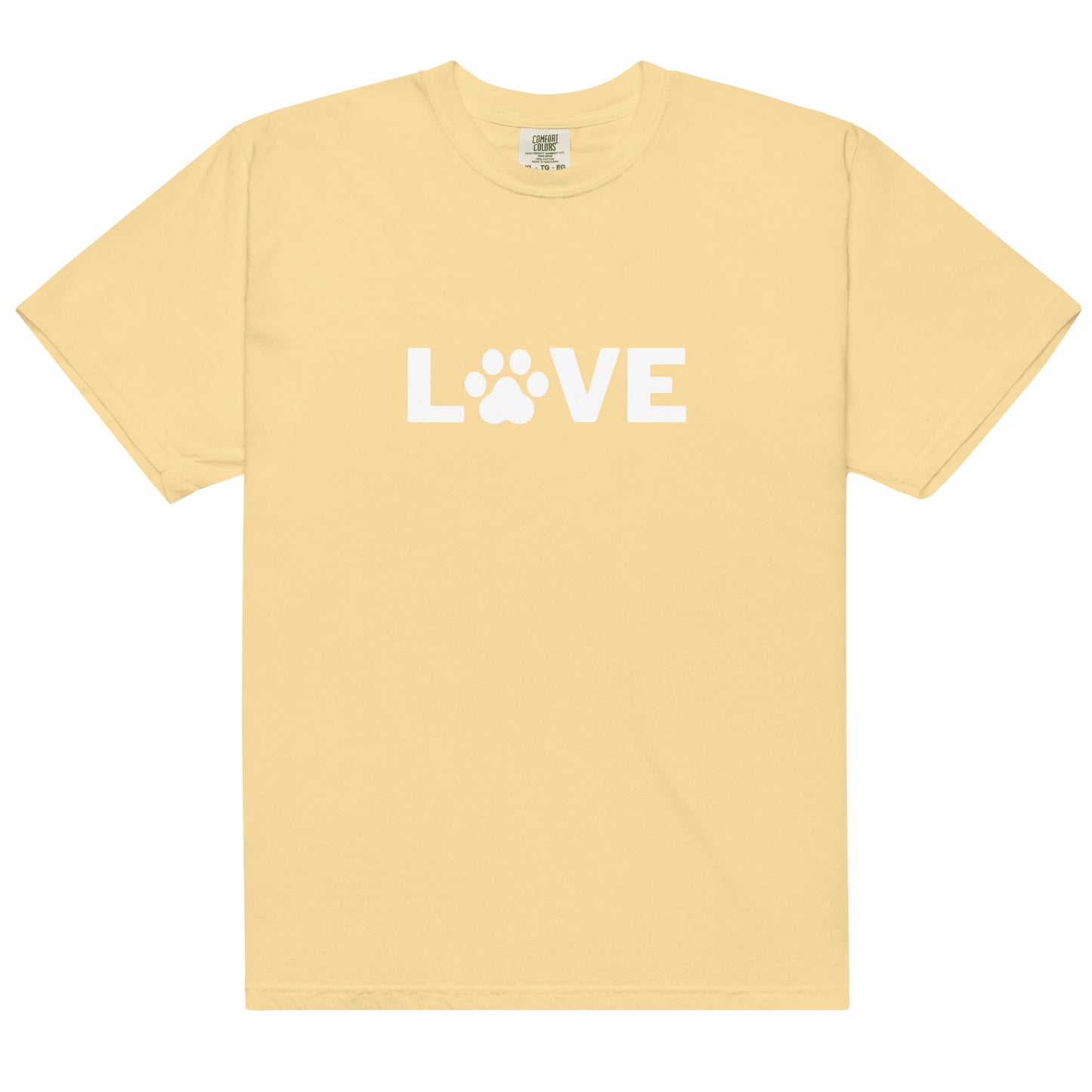 Comfort Colors Unisex Heavyweight T-shirt Color Love White Print