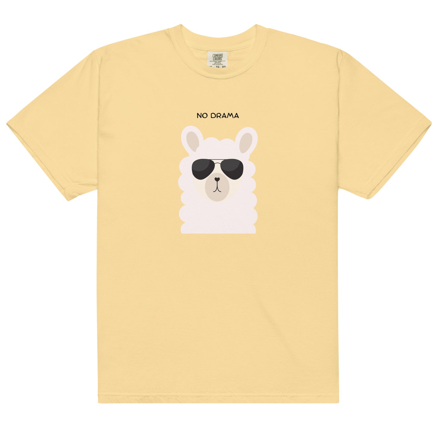 Comfort Colors Unisex Heavyweight T-shirt No Drama Llama