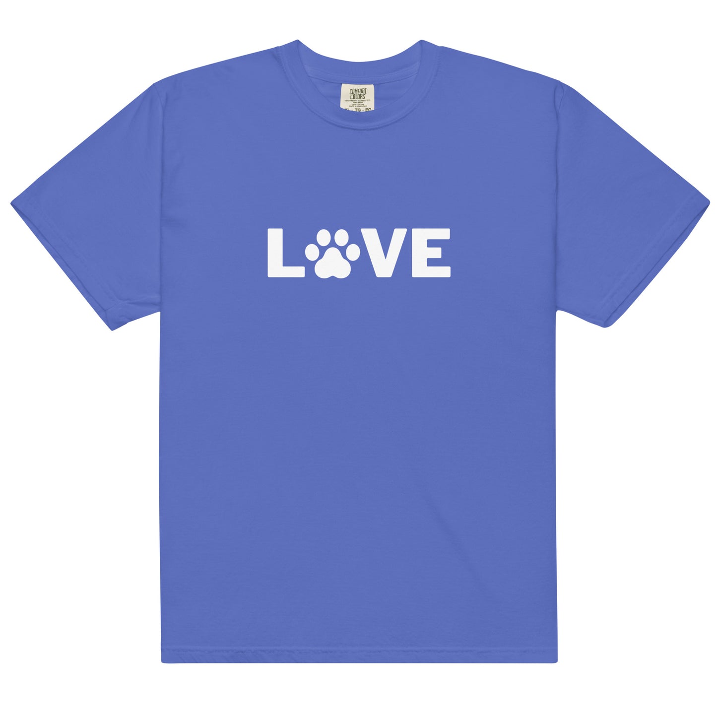 Comfort Colors Unisex Heavyweight T-shirt Color Love White Print