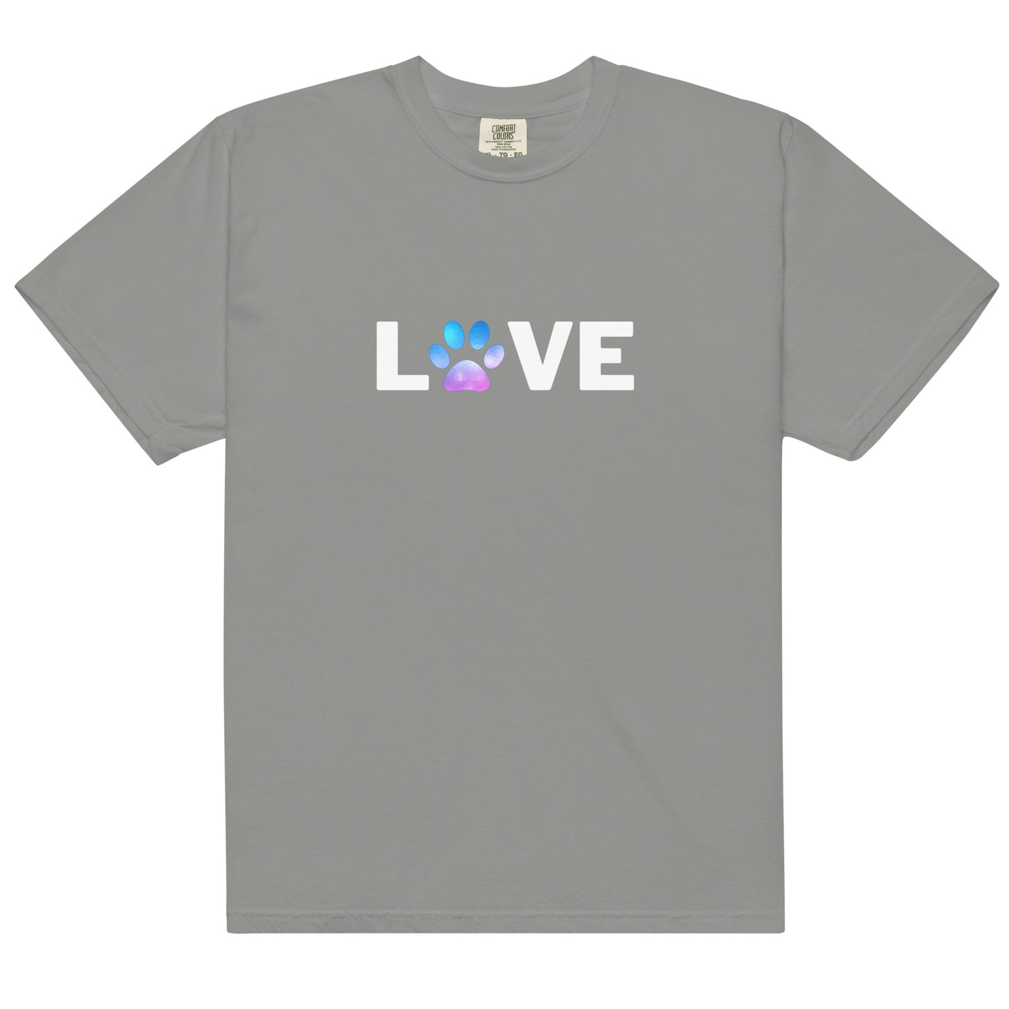 Comfort Colors Unisex Heavyweight T-shirt Color Love Blue/Purple Print