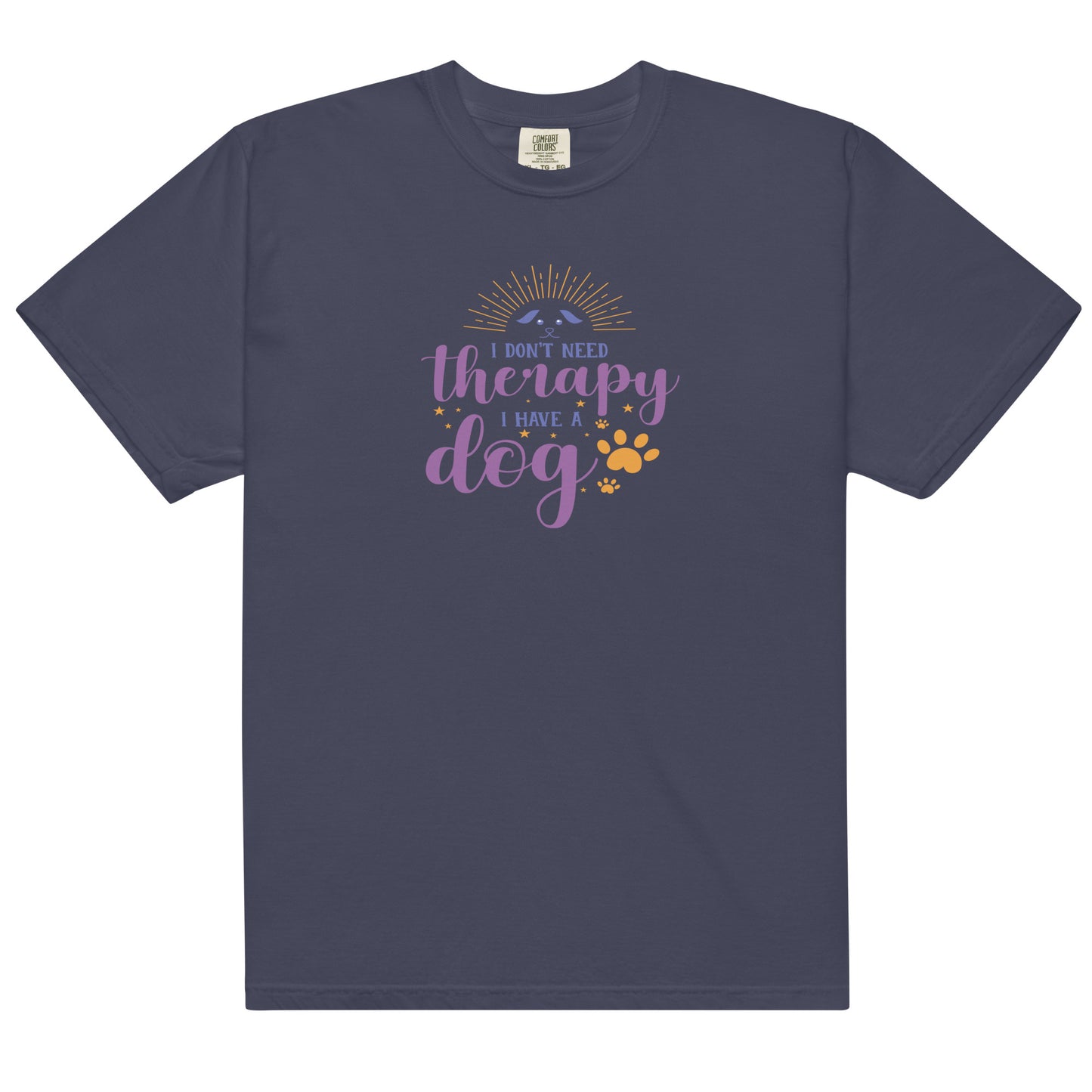 Comfort Colors Unisex Heavyweight T-shirt Dog is Therapy