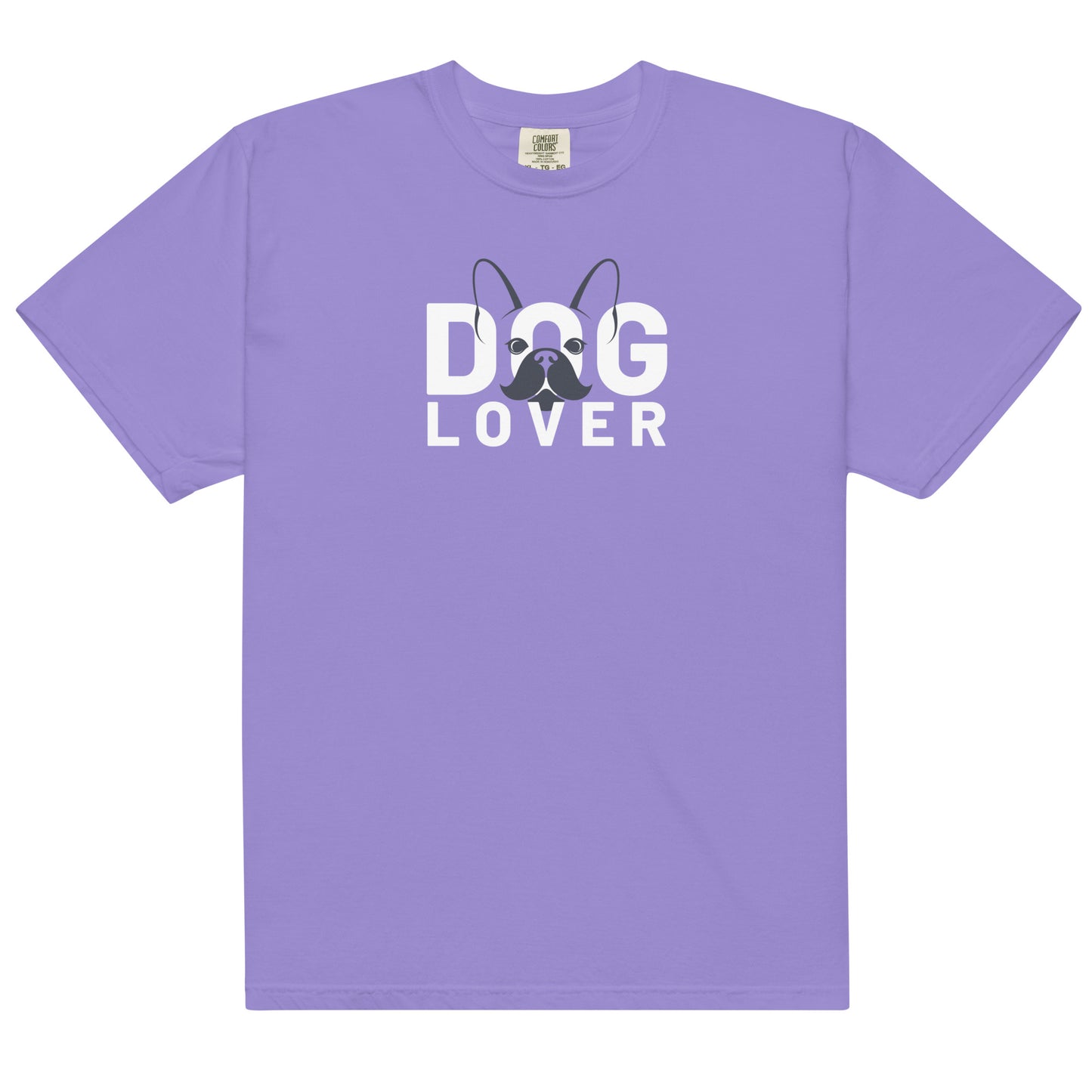 Comfort Colors Unisex Heavyweight T-shirt Dog Lover in White