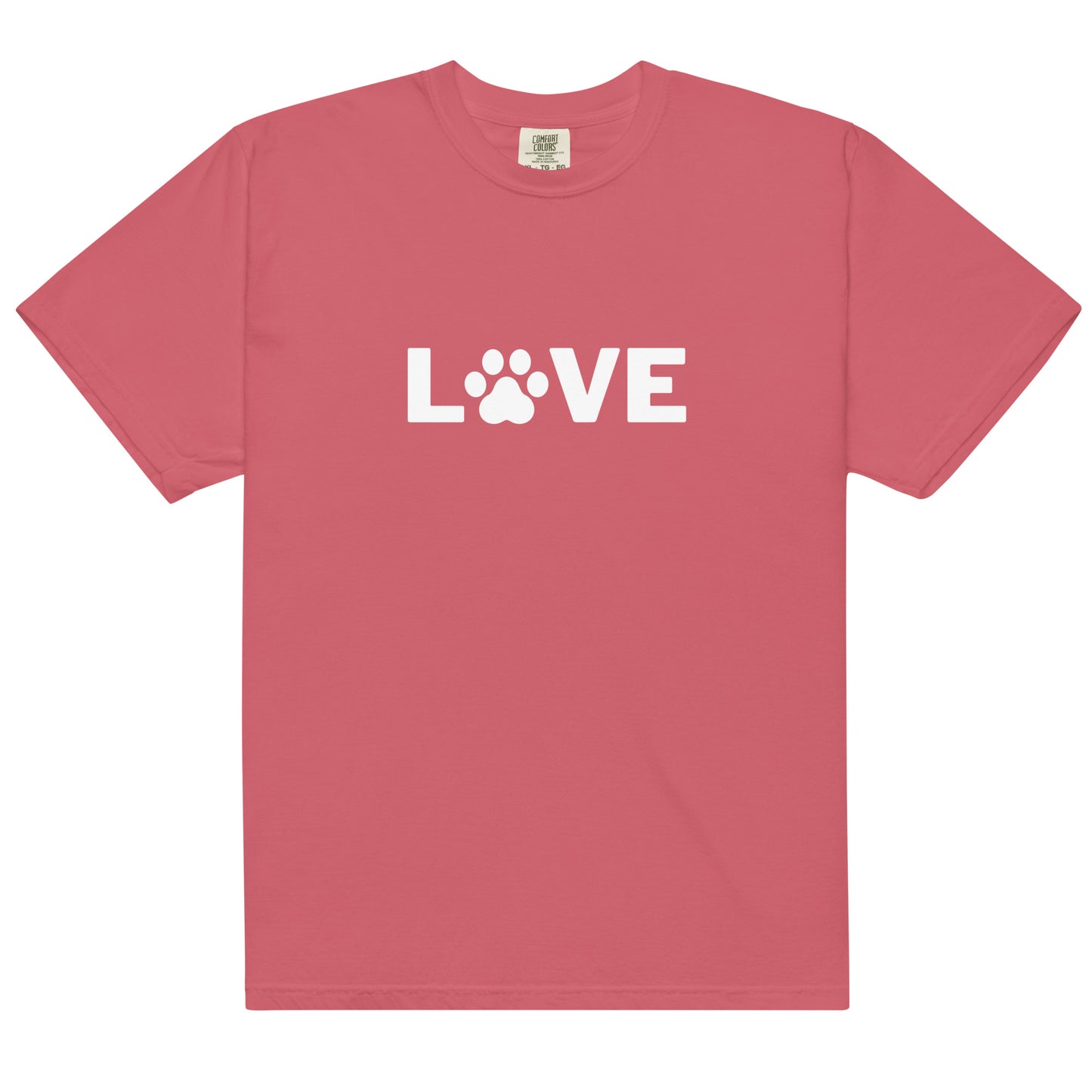 Comfort Colors Unisex Heavyweight T-shirt Color Love White Print