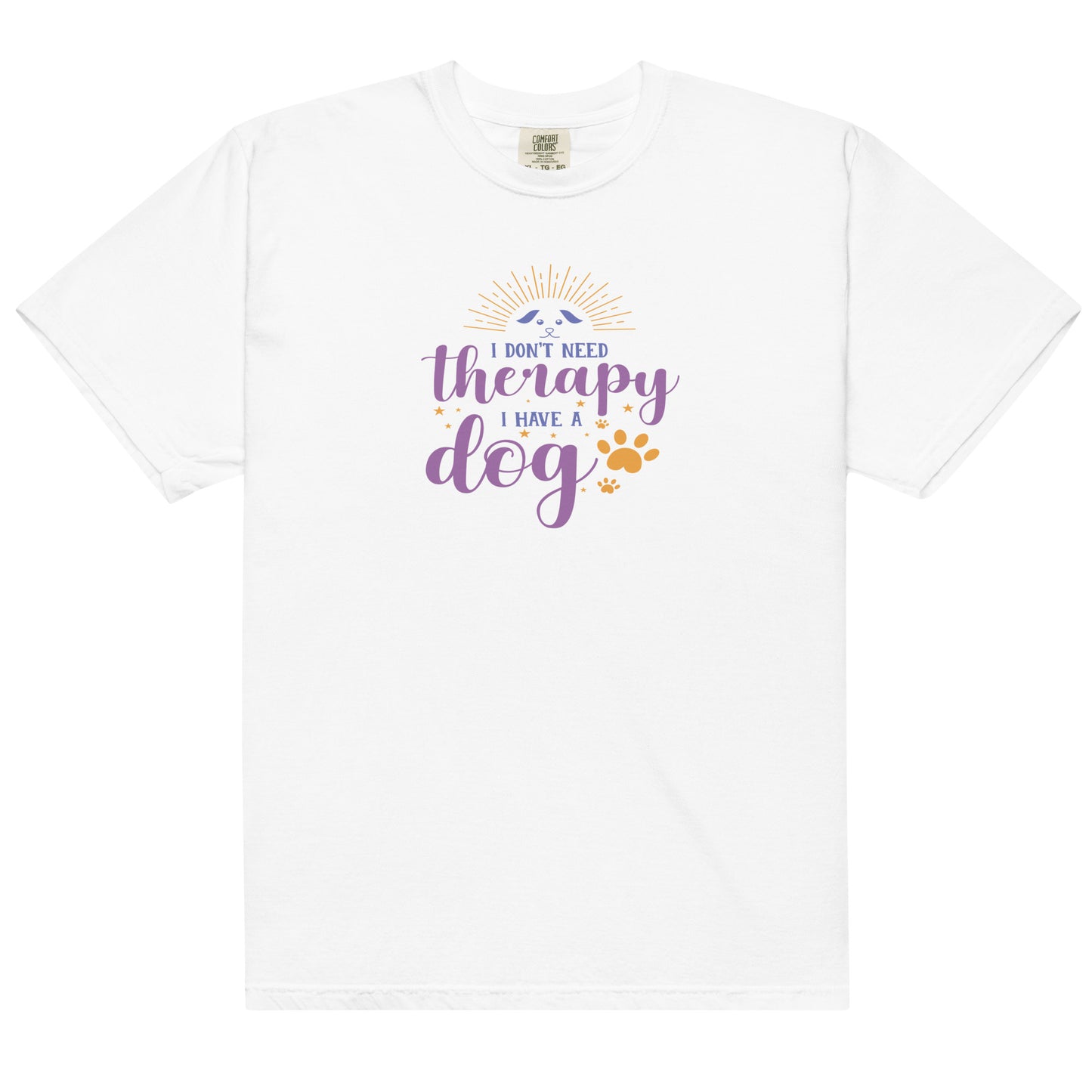 Comfort Colors Unisex Heavyweight T-shirt Dog is Therapy