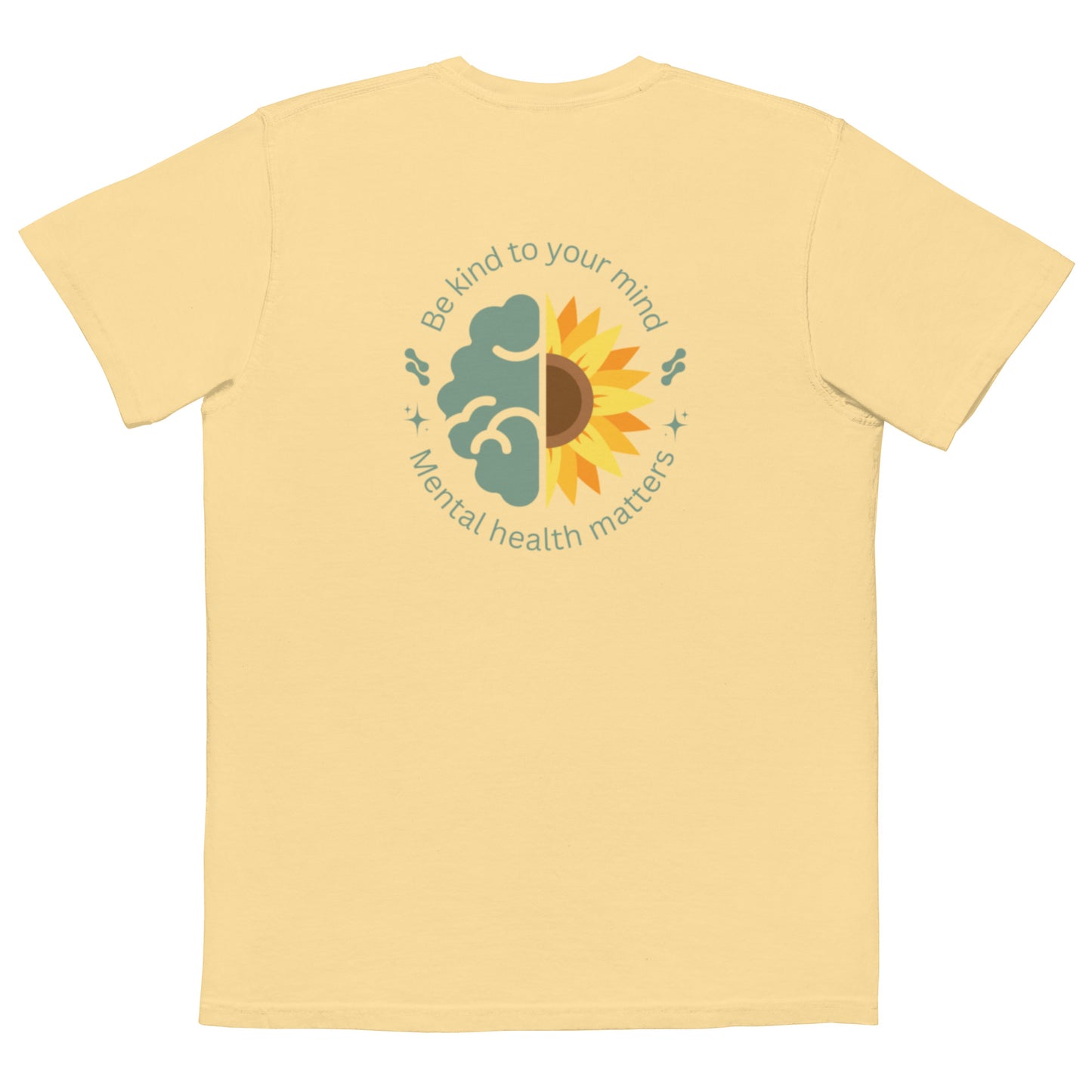 Comfort Colors Unisex Pocket T-shirt Be Kind to Your Mind