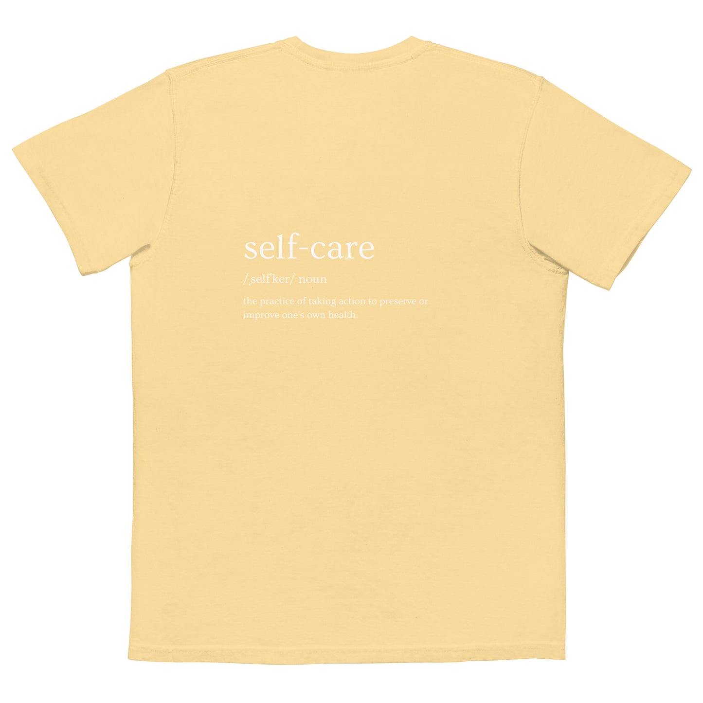 Comfort Colors Unisex Pocket T-shirt Self Care