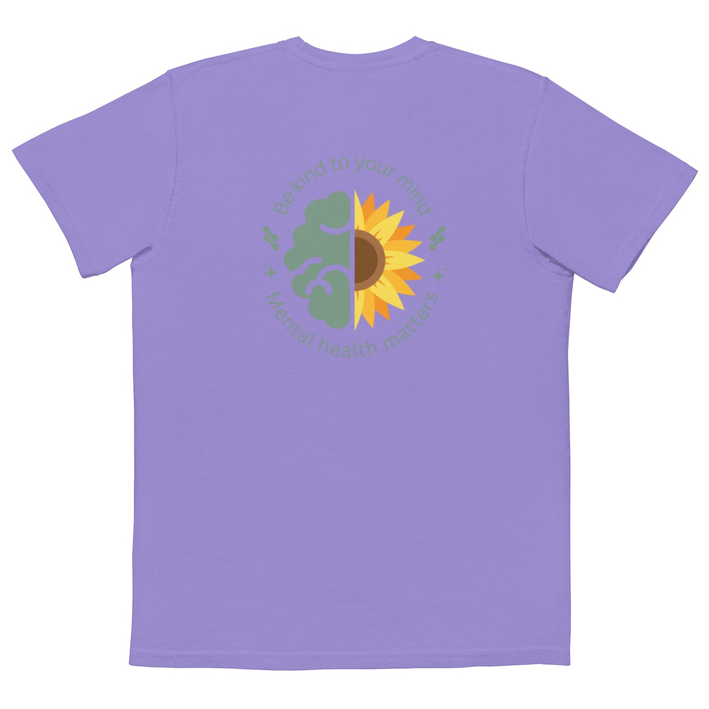 Comfort Colors Unisex Pocket T-shirt Be Kind to Your Mind