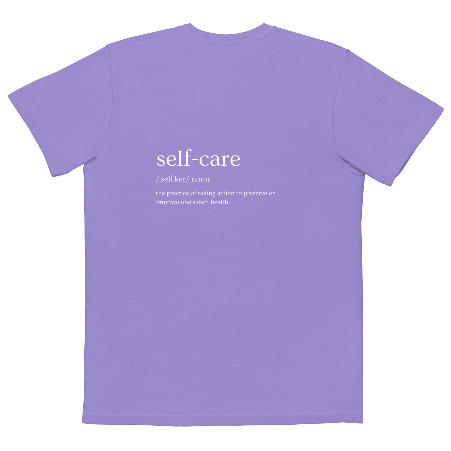 Comfort Colors Unisex Pocket T-shirt Self Care