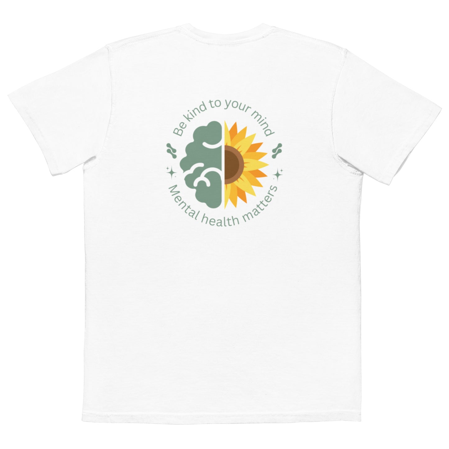 Comfort Colors Unisex Pocket T-shirt Be Kind to Your Mind