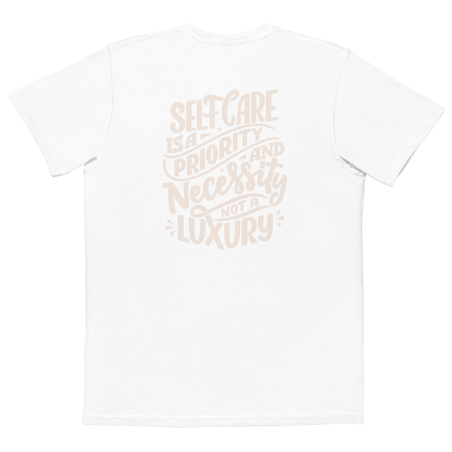 Comfort Colors Unisex Pocket T-shirt Self Care is a Necessity